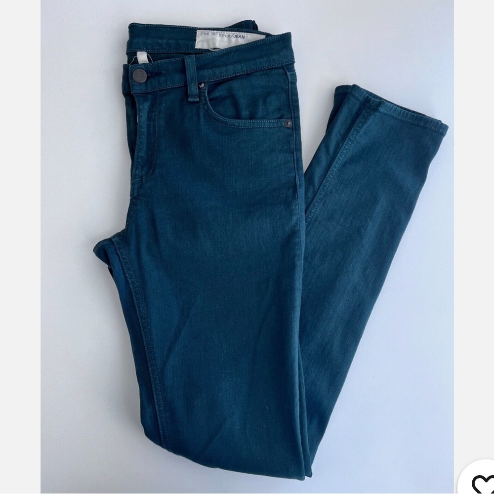 Rag & Bone Dark Teal Women's Skinny Jeans